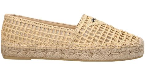 Prada Raffia Espadrilles .